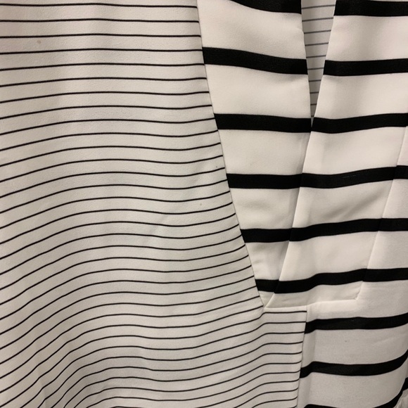 Soft Surroundings Black and White Striped Top - Picture 2 of 4